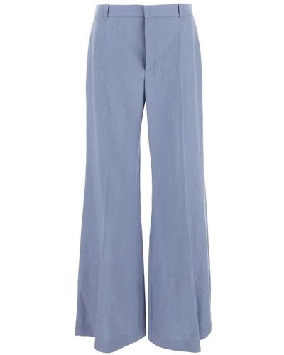 Chloé Linen Pants - Blue