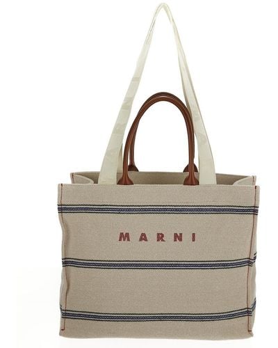 Marni Cotton Tote Bag - Metallic