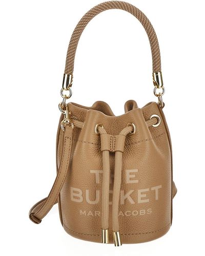 Marc Jacobs Logo Bucket Bag - Natural