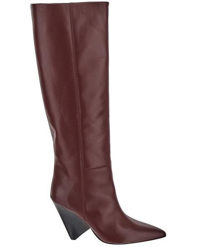Isabel Marant Conic Heel Boots - Red