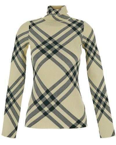 Burberry Check Knit - Green