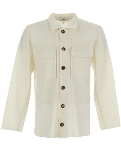 Lardini Knit Overshirt - White
