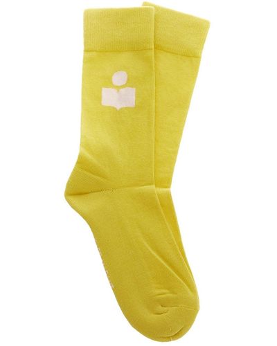 Isabel Marant Cotton Socks - Yellow