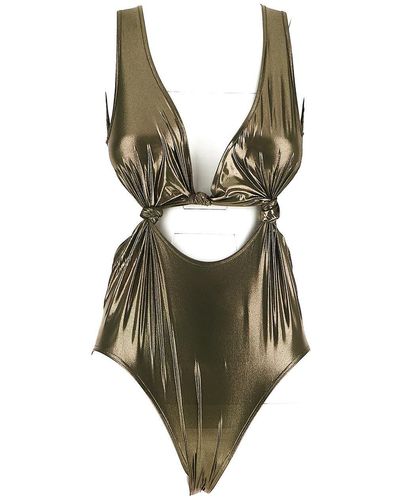 Rick Owens Bronze Swimsuit - Metallic