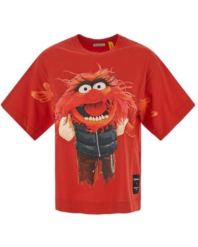 2 Moncler 1952 Muppets Shirt - Red