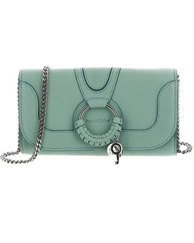 See By Chloé Long Wallet With Flap - Green
