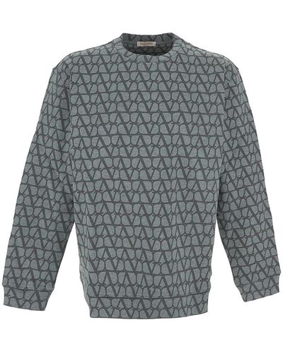 Valentino Cotton Sweatshirt - Gray