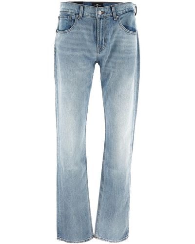 7 For All Mankind Straight Leg Jeans - Blue