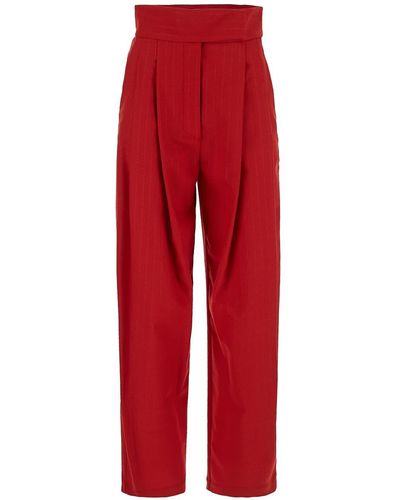 Erika Cavallini Semi Couture Gabardine Single-breasted Jacket - Red