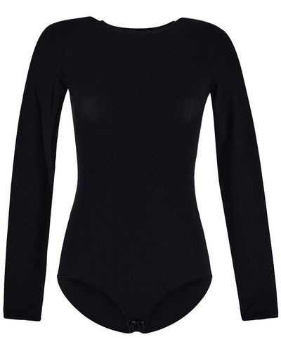 Maison Margiela Technical Jersey Bodysuit - Black