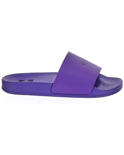 Off-White c/o Virgil Abloh Violet Slides - Purple