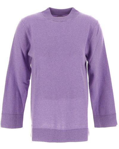 Rifò Isotta Knit Sweater - Purple