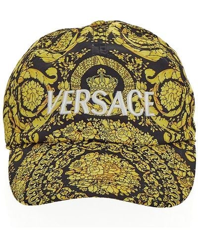 Versace Baroque Baseball Hat - Yellow
