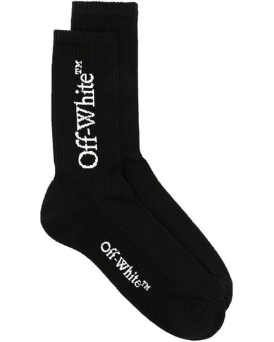 Off-White c/o Virgil Abloh Logo Sock - Black