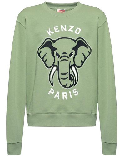 KENZO Logo Sweatshirt - Green