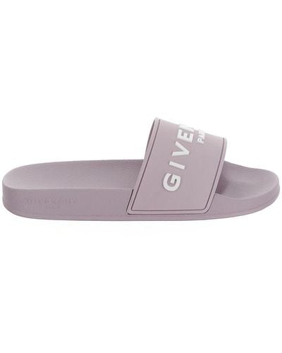 Givenchy Logo Slide - Purple