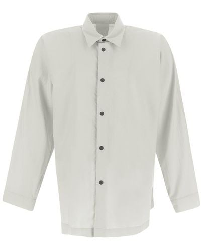 Homme Plissé Issey Miyake Wrinkled Shirt - White