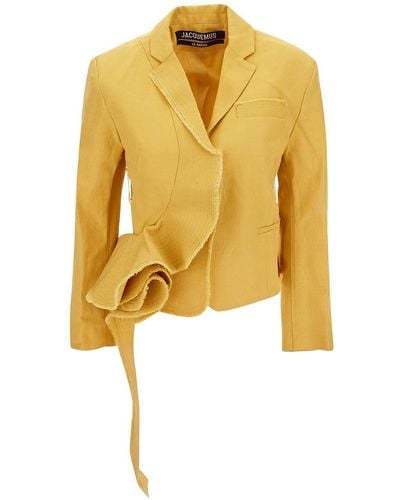 Jacquemus La Veste Artichaut Jacket - Yellow