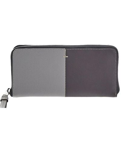 Tod's Leather Wallet - Gray