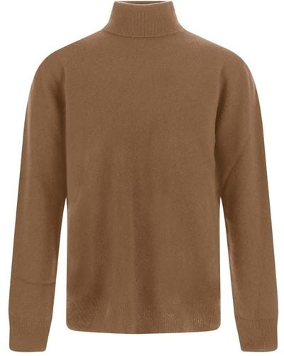 Lardini Turtleneck Sweater - Brown