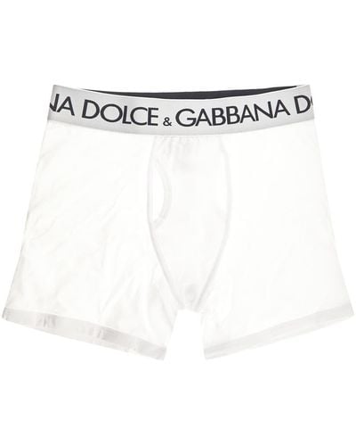 Dolce & Gabbana Cotton Jersey Boxers - White