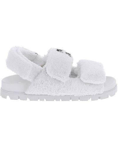 Miu Miu Sponge Sandals - White