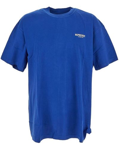 Represent Cotton T-shirt - Blue