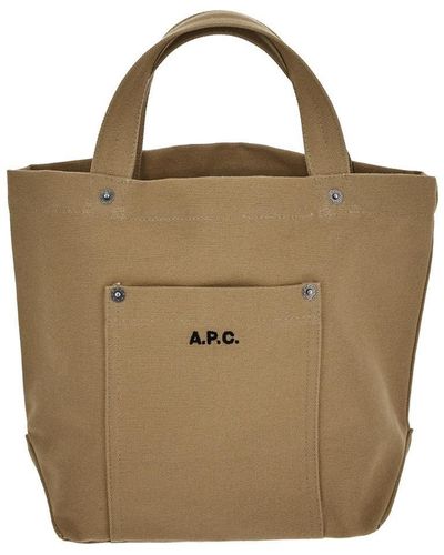 A.P.C. Thais Mini Tote Bag - Metallic