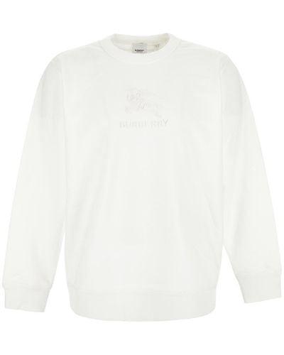 Burberry Cotton Sweatshirt - White