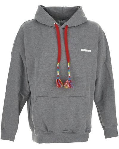 FAMILY FIRST Hoodie Symbol - Grey