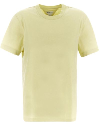 Bottega Veneta Sunrise Light Cotton T-shirt - Yellow