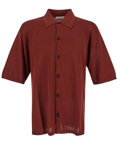 Lemaire Cotton Shirt - Red