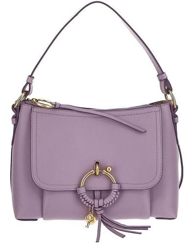 See By Chloé Mini Joan Crossbody Bag - Purple