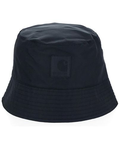 Carhartt Logo Bucket Hat - Blue