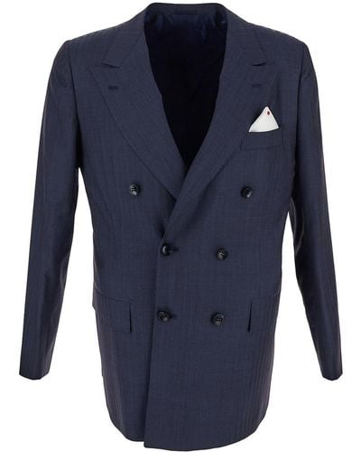 Kiton Classic Suit - Blue
