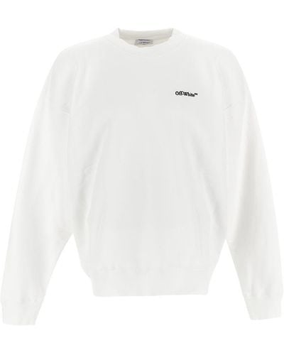 Off-White c/o Virgil Abloh Cotton Sweatshirt - White