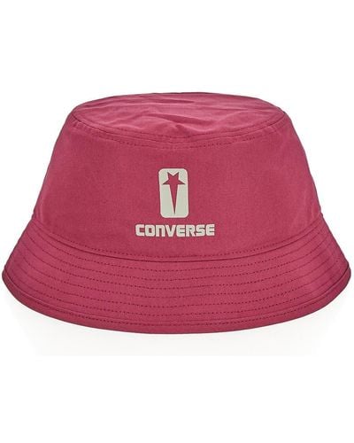 Rick Owens DRKSHDW x Converse Logo Bucket Hat - Pink
