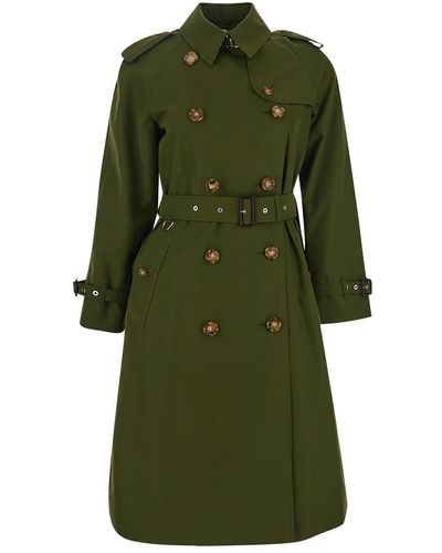 Burberry Olive Trench - Green