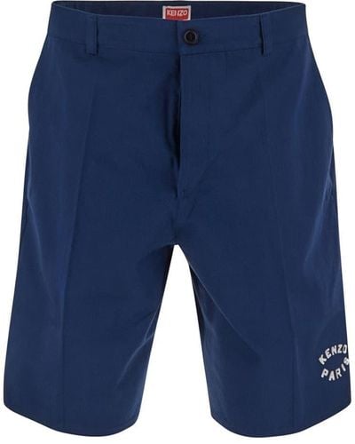 KENZO Chino Shorts - Blue