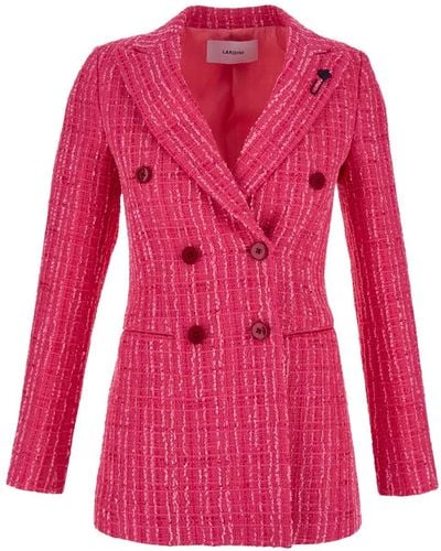 Lardini Double-breasted Jacket - Pink