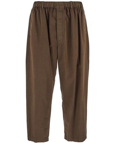 Lemaire Relaxed Trousers - Brown