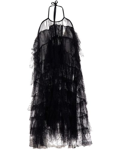 Uma Wang Sheer Dress - Black