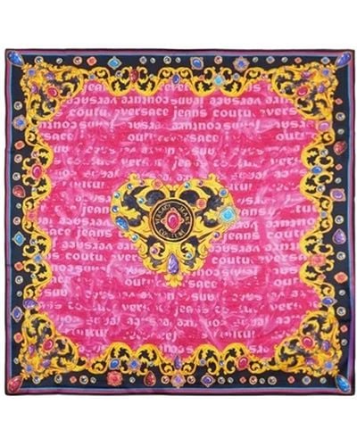 Versace Jeans Couture Baroque Foulard - Pink