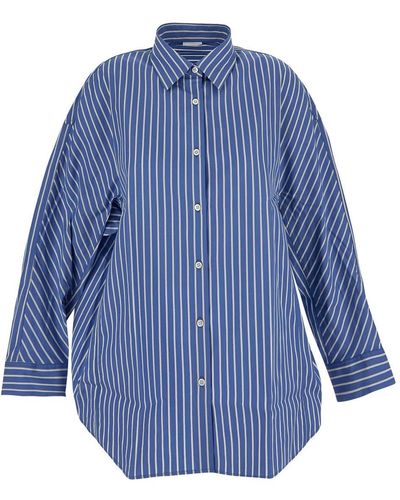 Dries Van Noten Oversized Shirt - Blue