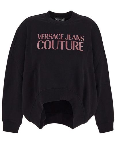 Versace Logo Sweatshirt - Black