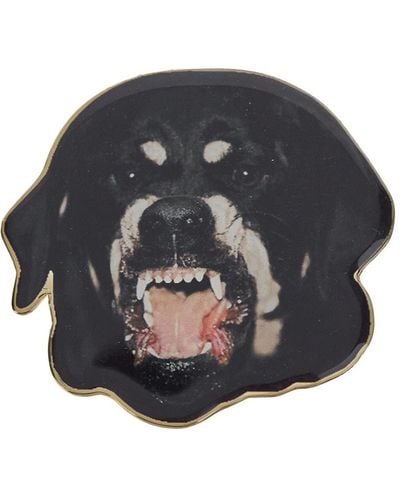 Givenchy Rottweiler Badge Pin - Blue