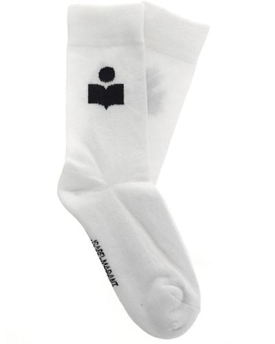 Isabel Marant Cotton Socks - White