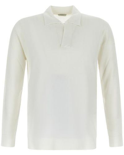 Ballantyne Polo Sweater - White