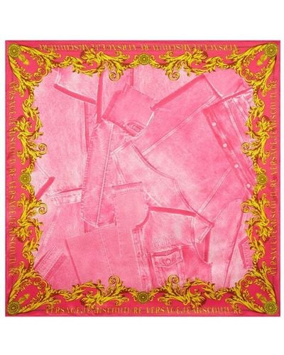 Versace Baroque Foulard - Pink