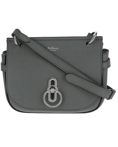 Mulberry Soft Small Amberley Satchel Bag - Gray
